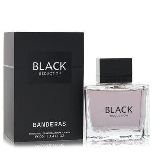 Seduction In Black by Antonio Banderas Eau De Toilette Spray 3.4 oz